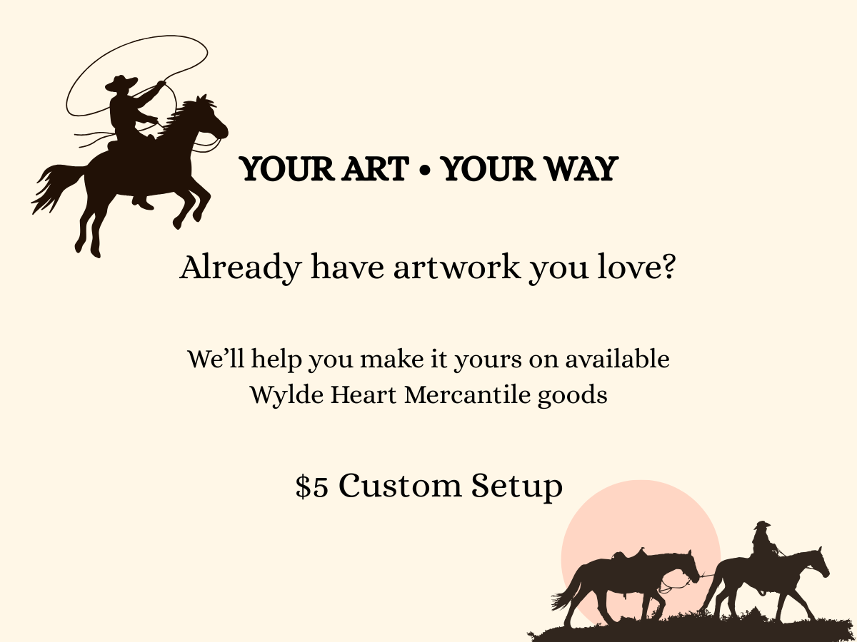 Your Art • Your Way | Custom Product Setup